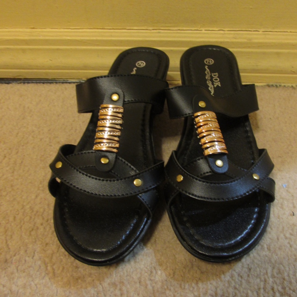 Dok women's casual wedge sandals size 7.5